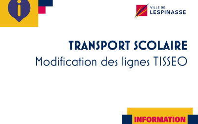 TRANSPORT: Déviation des lignes de bus Tisséo 59, 113 et ligne scolaire Laut 2